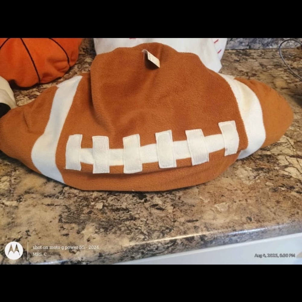 Sports Ball Pillows Throw Pillows Boys Man Cave Sports Room Basement - Picture 4 of 5
